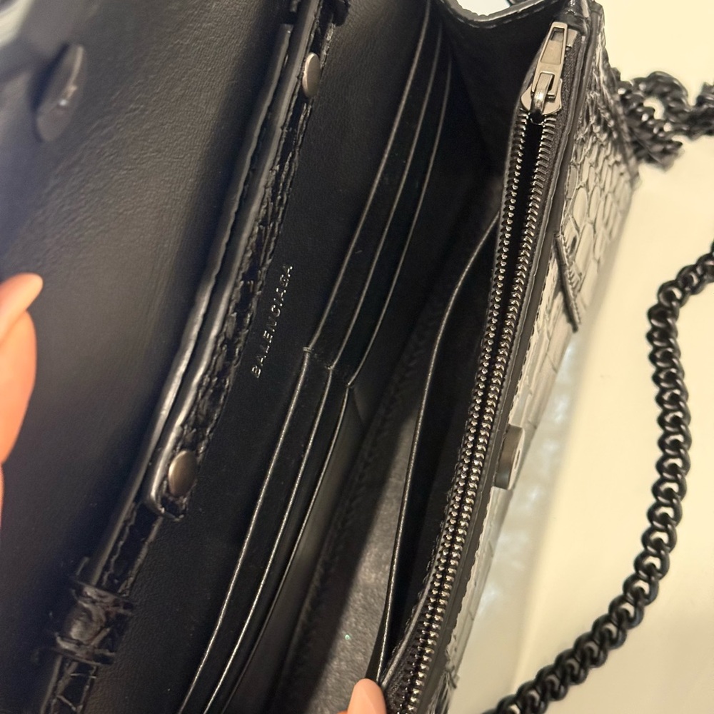 Balenciaga Black Embossed Leather Bag - Picture 12 of 13